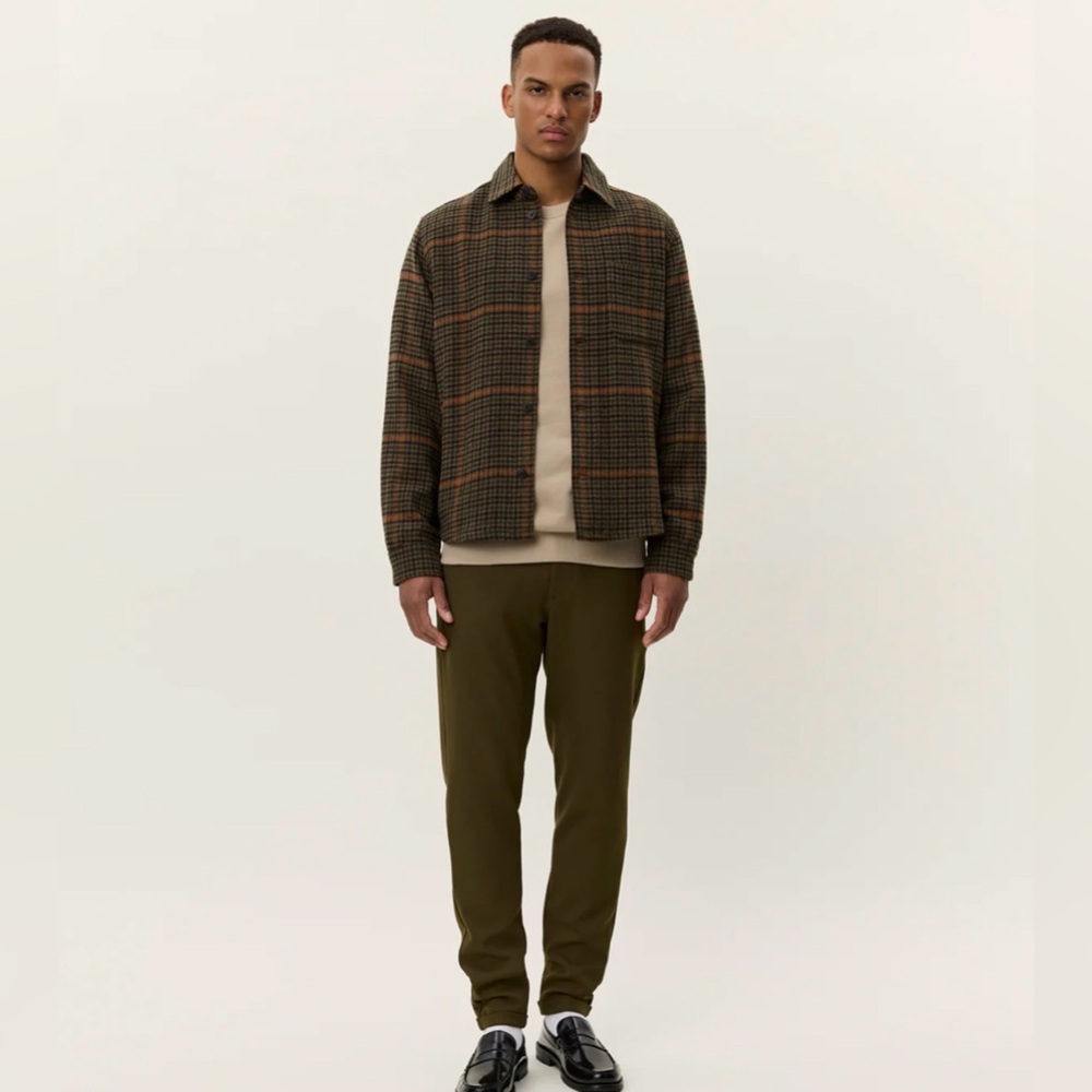 BNWT LES DEUX KODY HOUNDSTOOTH OVERSHIRT SIZE XXL